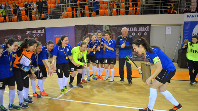 Real Succes Chișinău a cucerit titlul în campionatul național la futsal feminin