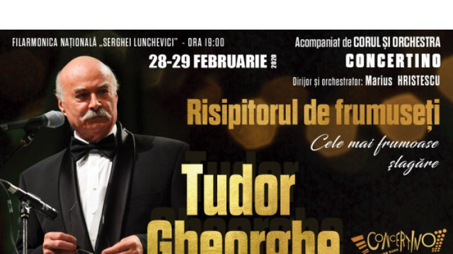 Tudor Gheorghe revine cu un spectacol pe scena Filarmonicii Naționale ”S. Lunchevici”