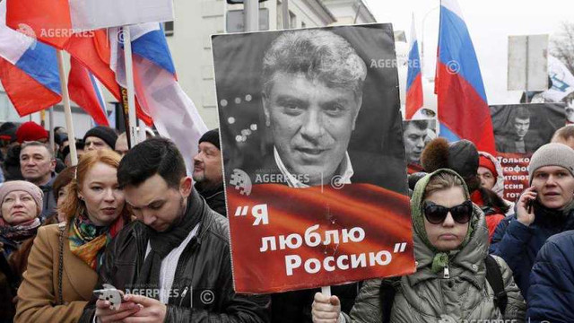 Rusia | Marșuri contra lui Putin și în susținerea lui Nemțov