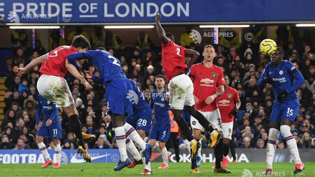 Fotbal: Chelsea Londra - Mancheaster United 0-2, în campionatul Angliei