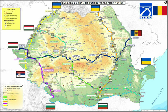 România a instituit cinci culoare „verzi” pentru transportul de marfă. Serviciul Vamal va permite traversarea frontierei doar prin aceste puncte