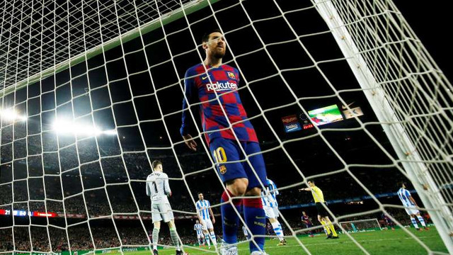 Fotbal: Messi, decisiv pentru FC Barcelona în campionatul Spaniei