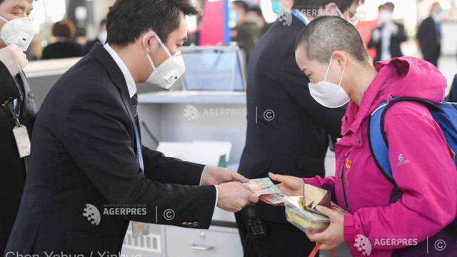 China - O singură contaminare locală cu coronavirus, 12 cazuri importate