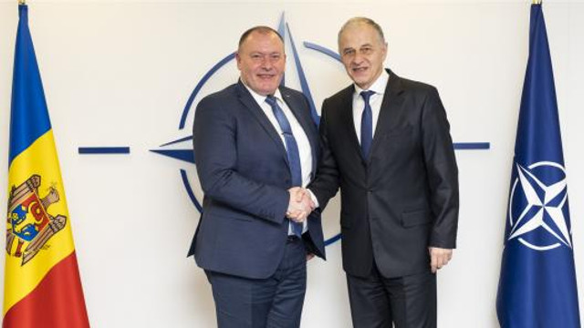 Aureliu Ciocoi s-a întâlnit cu Secretarul General adjunct al NATO, Mircea Geoană