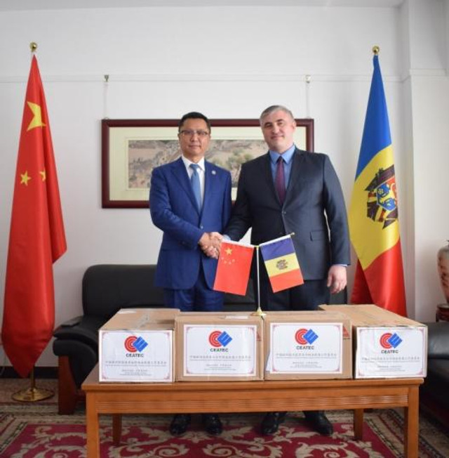 China a oferit R.Moldova un lot de echipamente medicale pe peste un milion de lei