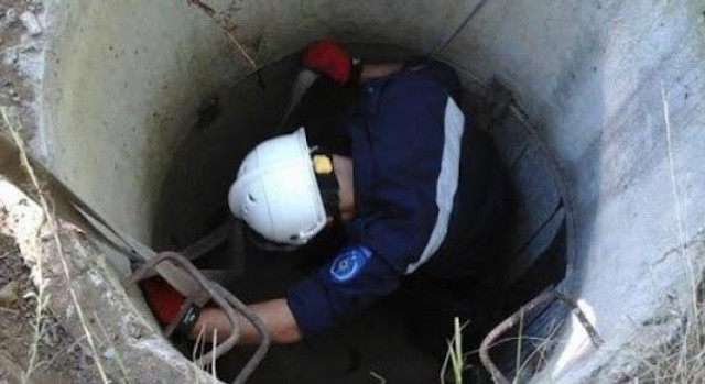 FOTO | Intervenție de urgență la Colibași: O femeie de 72 de ani a căzută într-o fântână