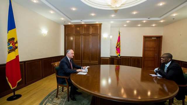 Ambasadorul SUA a avut o întrevedere cu Igor Dodon. Principalele subiecte abordate în cadrul discuției