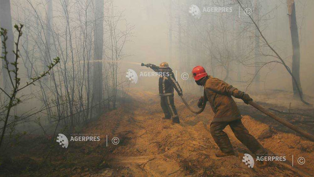 Cernobâlul, asediat de incendii forestiere, la 34 de ani de la accidentul nuclear