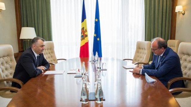 Prim-ministrul Chicu s-a întâlnit cu Ambasadorul României în Republica Moldova Daniel Ioniță