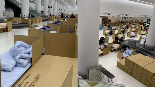 Coronavirus: Aeroportul Narita din Japonia le pune la dispoziție călătorilor paturi din carton