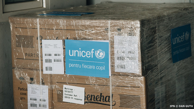 UNICEF Moldova donează echipamente de protecție pentru lucrătorii medicali din prima linie