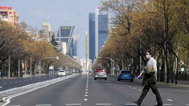 Zeci de străzi din Madrid devin temporar pietonale, pentru a evita supraaglomerarea