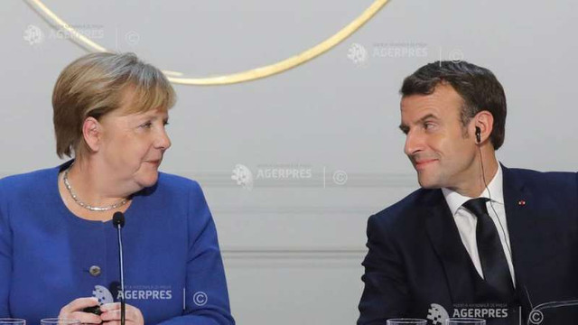 Macron și Merkel vor prezenta o inițiativă comună pentru un răspuns european la COVID-19