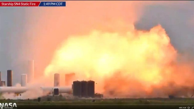 VIDEO | Nava spațială „Starship” a SpaceX a explodat în timpul unui test transmis în direct