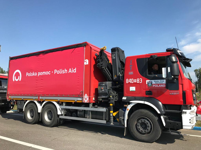 VIDEO | Convoiul umanitar din Polonia a ajuns la Chișinău: Din dorința de a ajuta țările din Parteneriatul Estic, care au un viitor european