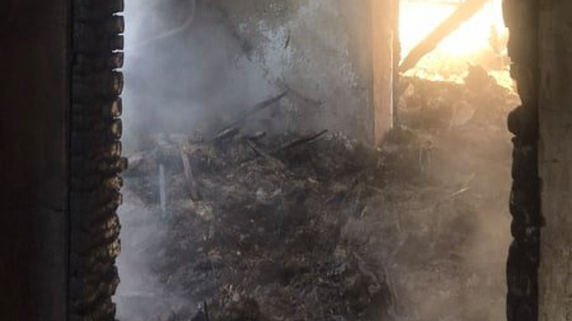 FOTO | O femeie de 56 de ani a murit după ce casa în care locuia a fost cuprinsă de flăcări 