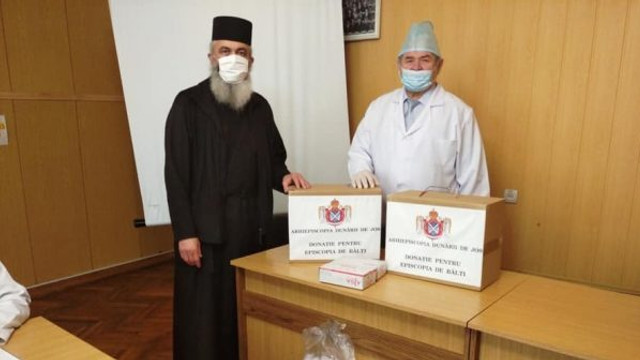 Donație din partea Arhiepiscopului Dunării de Jos (Patriarhia Română) pentru Spitalul din Bălți
