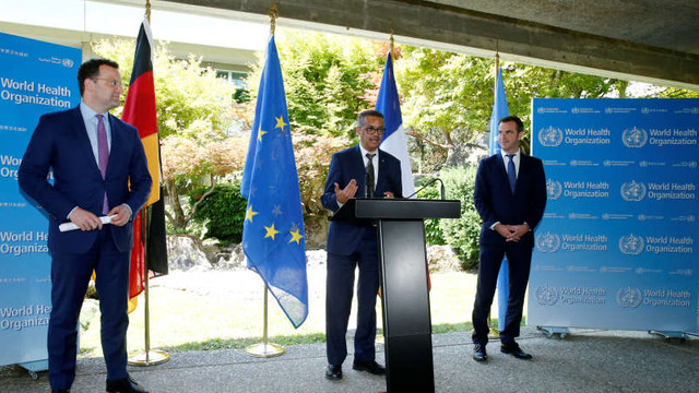 Franța și Germania promit să sprijine OMS