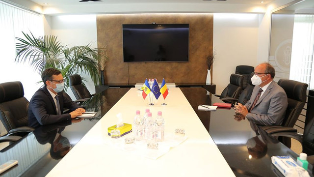 Ambasadorul României la Chișinău a avut o întrevedere cu guvernatorul BNM 