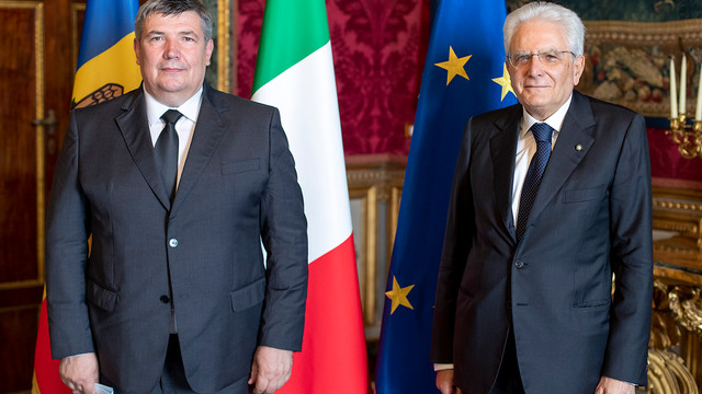 Noul ambasador al R.Moldova în Italia și-a prezentat scrisorile de acreditare
