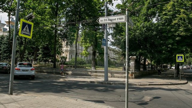 Strada 31 August 1989 din Chișinău se va transforma într-un coridor verde