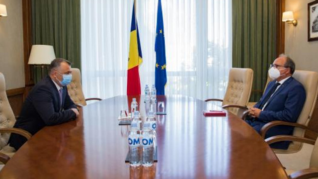 Premierul Ion Chicu a avut o întrevedere cu ambasadorul României, Daniel Ioniță