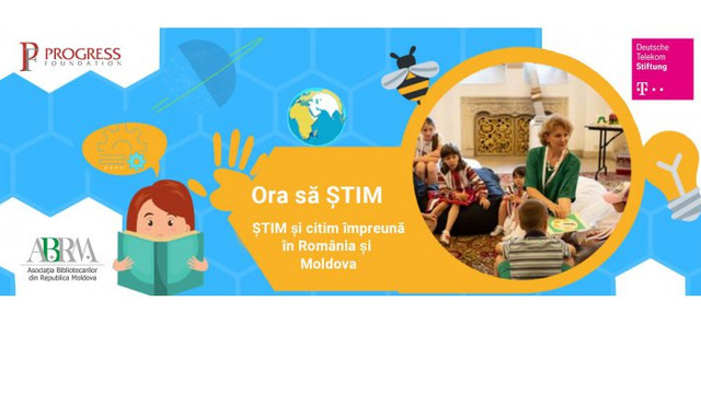 Asociația Bibliotecarilor din R. Moldova celebrează online rezultatele proiectului ”Ora să ȘTIM”