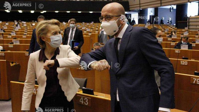 Charles Michel și Ursula von der Leyen sprijină în Parlamentul European acordul privind bugetul