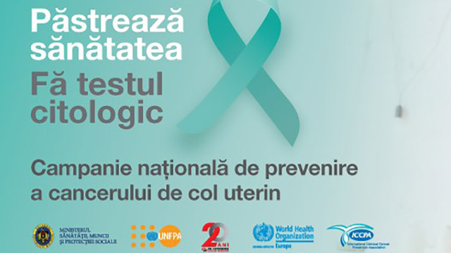 Campania națională „Păstrează sănătatea! Fă testul citologic!” este reluată