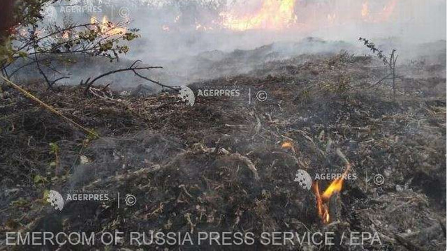 Valuri de fum toxic se îndreaptă spre un oraș din Siberia, regiune afectată de incendii masive de vegetație