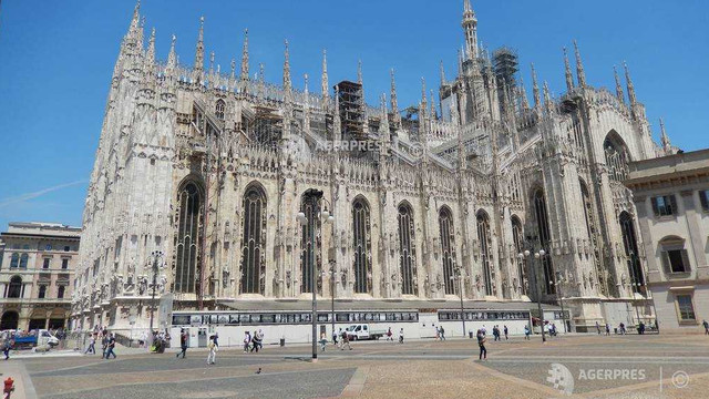 Un gardian a fost luat ostatic pentru scurt timp în Domul din Milano