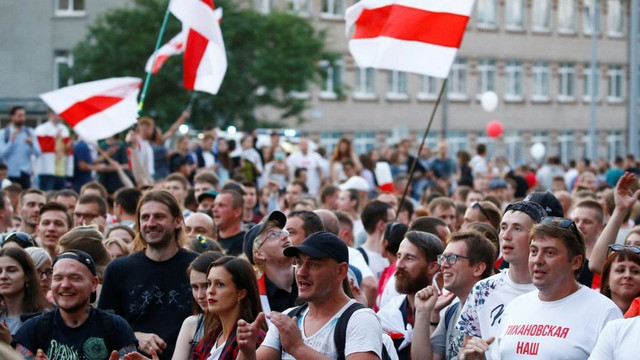 Noi proteste în capitala belarusă, Minsk