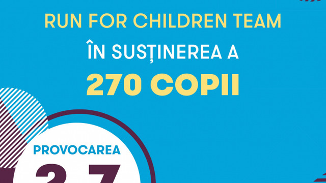 Acțiune caritabilă: Aleargă timp de șapte zile, pentru ca 270 de copii să aibă acces la educație