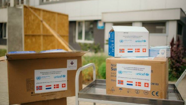 UNICEF a livrat echipamente de protecție angajaților din sistemul de sănătate și ai poliției de frontieră
