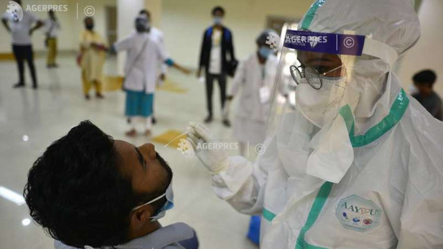 Coronavirus: India raportează 78.761 noi cazuri în ultimele 24 de ore, un nou record mondial