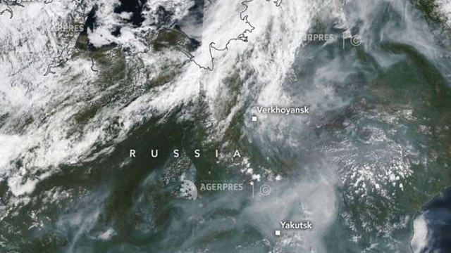 Incendiile din vara acestui an din Siberia au provocat emisii record de CO2 (Copernicus)