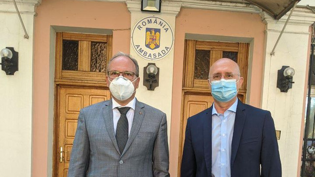 Ambasadorul României la Chișinău, Daniel Ioniță, a avut o întrevedere cu liderul PDM, Pavel Filip