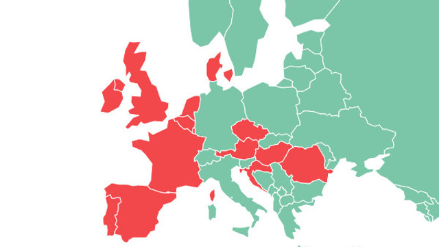 Top 15 țări din UE cu cea mai mare rată de infectare cu coronavirus