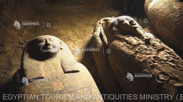 Egipt: alte 14 sarcofage, descoperite în necropola Saqqara