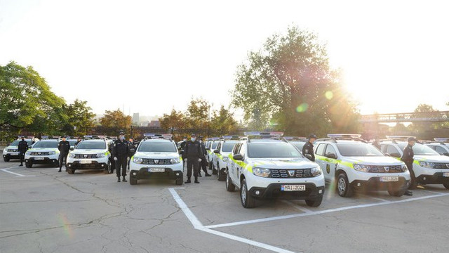 Poliția a primit în dotare 52 de mașini noi
