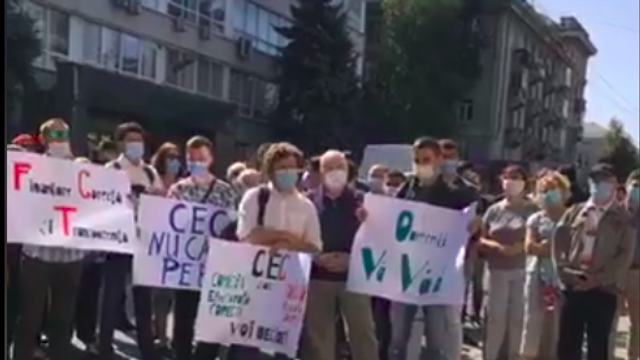 LIVE | Acțiune de protest organizată de PAS: „Cec, fii corect! ”