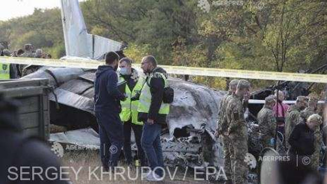 Tragedia aviatică din Ucraina | Numărul morților a ajuns la 26. Au fost găsite cutiile negre ale avionului militar prăbușit