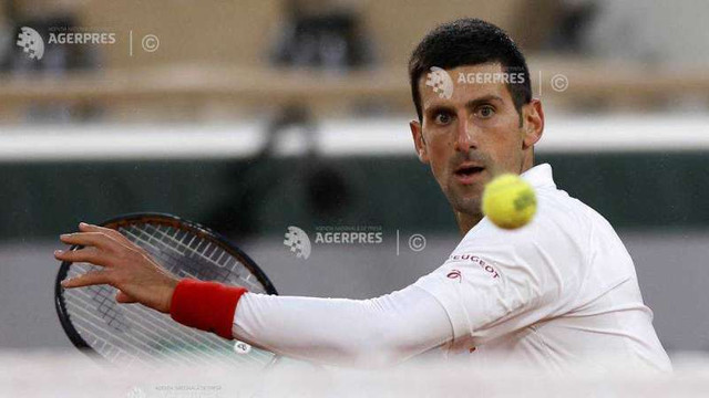 Tenis: Novak Djokovic, nr. 1 mondial, calificat lejer în optimi la Roland Garros
