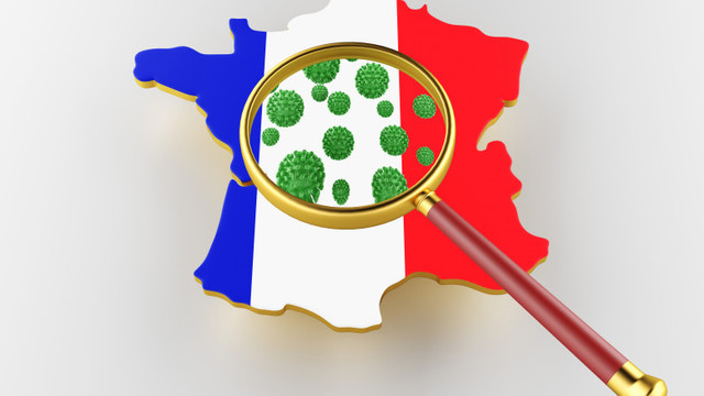 Franța a raportat peste o jumătate de milion de cazuri de coronavirus într-o singură zi
