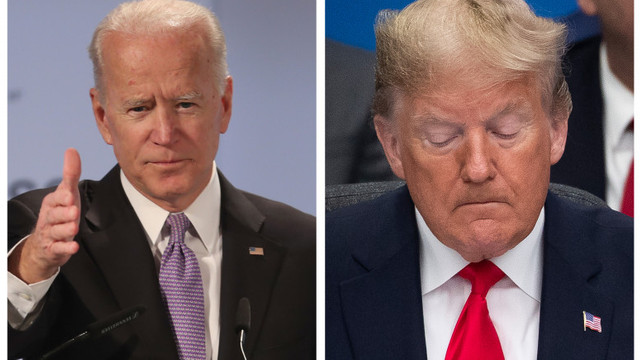 Joe Biden are un avantaj zdrobitor față de Donald Trump în cel mai recent sondaj pentru alegerile prezidențiale din 2020