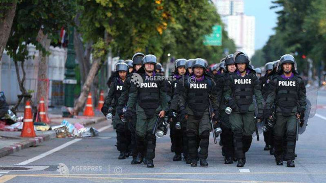 Guvernul Thailandei decretează starea de urgență la Bangkok pentru a opri protestele
