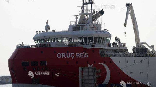 Tensiuni în Mediterana: Turcia își prelungește din nou controversata misiune de explorare gazieră