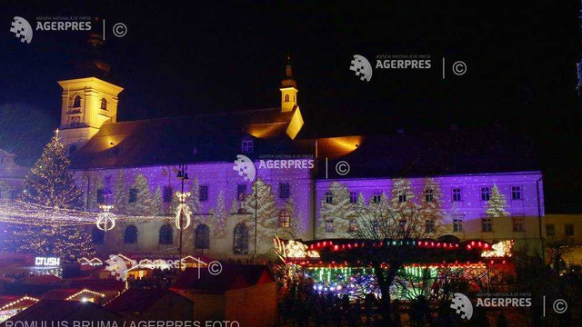 Târgul de Crăciun de la Sibiu, suspendat din cauza pandemiei de COVID-19