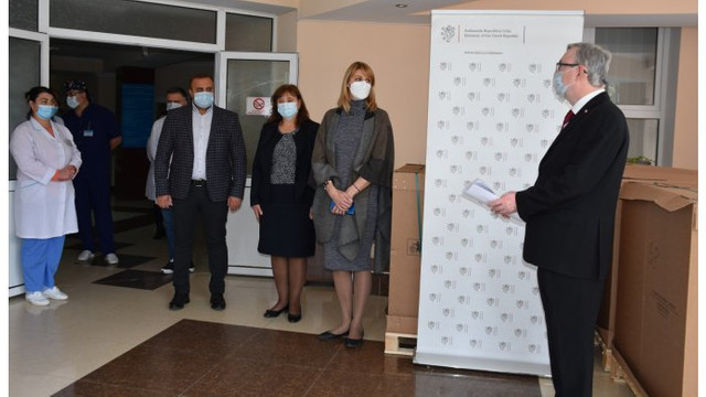 Cehia a donat un lot de echipamente medicale mai multor spitale din R. Moldova