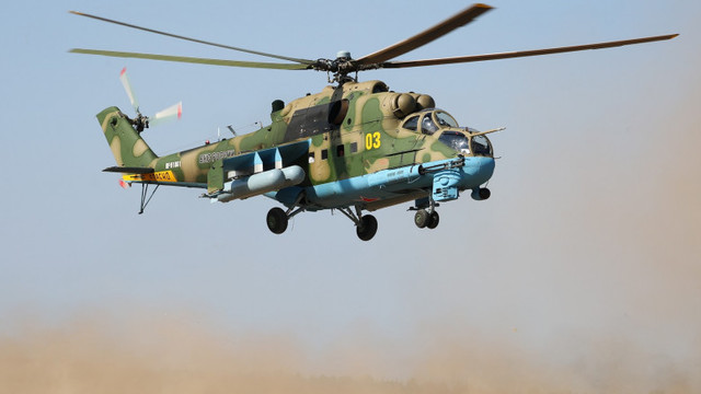 Elicopter militar rus, doborât în Armenia. Doi militari au murit